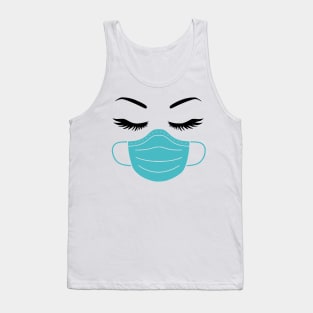 Mask Lashes Brows - A Nurse Tank Top